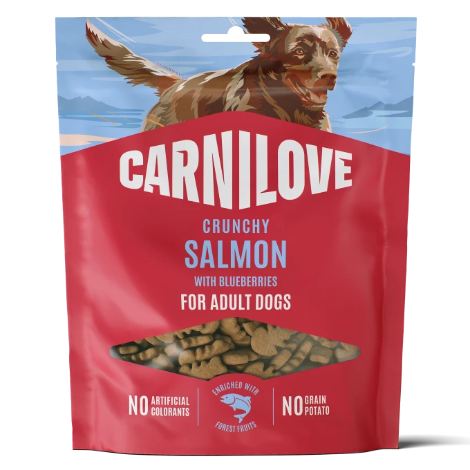 Carnilove Dog Crunchy Snack Salmon with Blueberries 200 g Carnilove