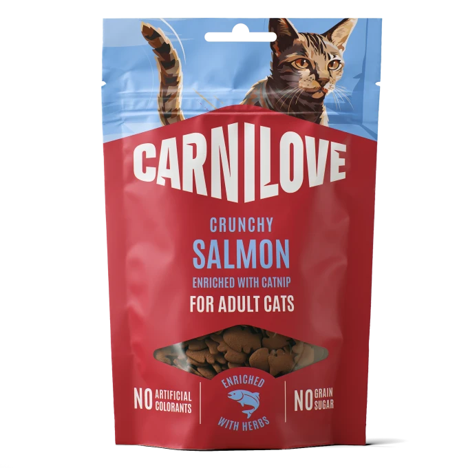 Carnilove Cat Crunchy Snack Salmon enriched with Catnip 50 g Carnilove