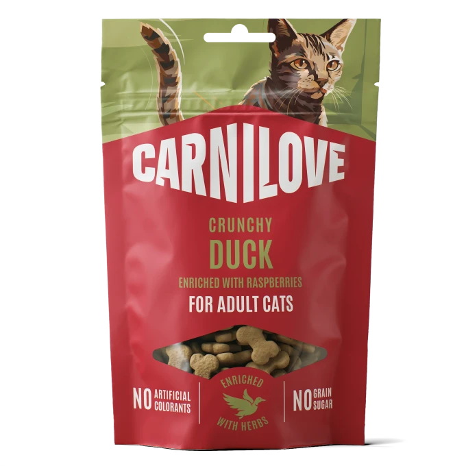 Carnilove Cat Crunchy Snack Duck Enriched with Raspberries 50 g Carnilove