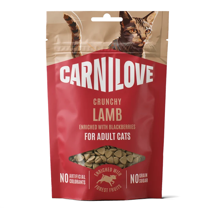 Carnilove Cat Crunchy Snack Lamb enriched with Blackberries 50 g Carnilove