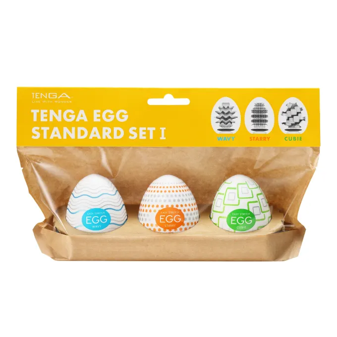 Tenga Egg Standard I Onanihjälpmedel för män 3-pack Tenga