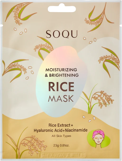 SOQU Rice Sheet Mask 1-pack SOQU