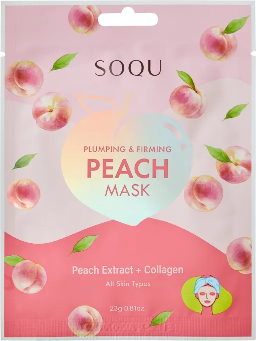 SOQU Peach Sheet Mask 1-pack SOQU