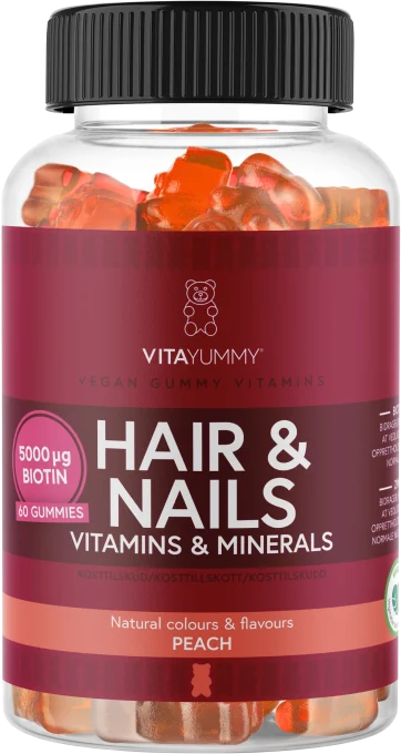 VitaYummy Hair & Nails Peach 60 st VitaYummy