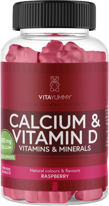 VitaYummy Calcium & D Raspberry 60 st VitaYummy 