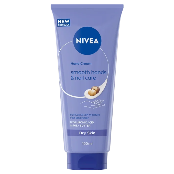 NIVEA Smooth Hands & Nail Care Hand Cream 100 ml Nivea