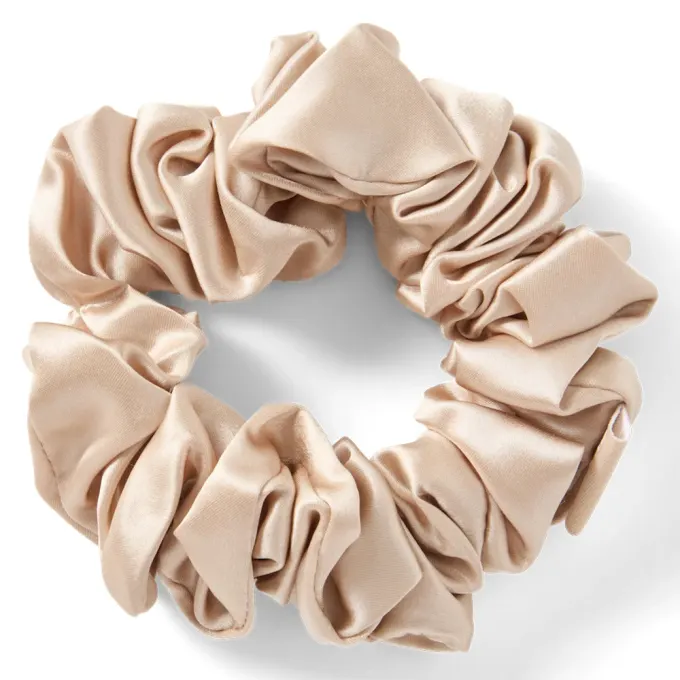 ByBarb Sidensnodd Stor Beige ByBarb