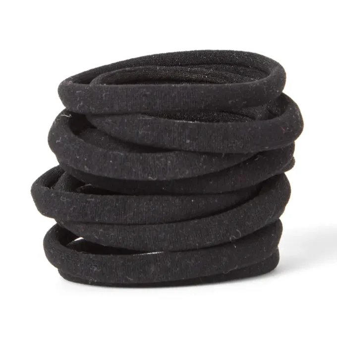 ByBarb Circular Collection Hårsnodd Black 10-pack ByBarb