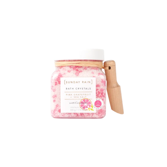 Sunday Rain Pink Grapefruit & Sea Salt Bath Crystals 500 g Sundayrain