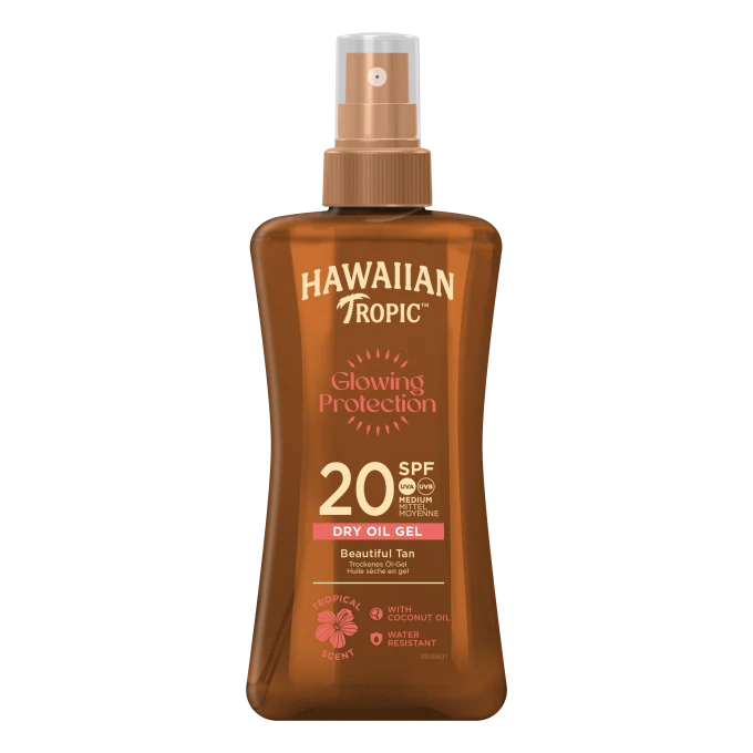 Hawaiian Tropic Glowing Protection Dry Oil Gel SPF 20, 200 ml Hawaiian Tropic