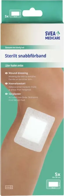 Svea Medicare Sterilt Snabbförband 10x35 cm 5 st Svea Medicare
