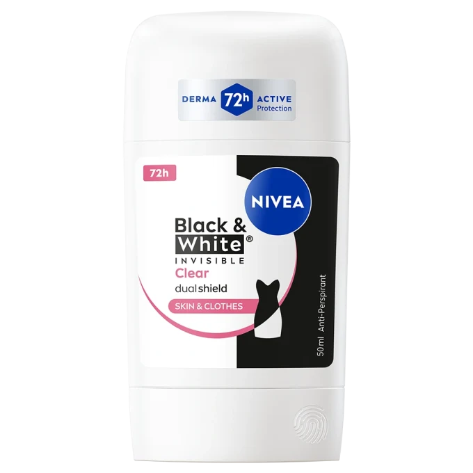 NIVEA Black & White Invisible Clear Stick 50 ml Nivea