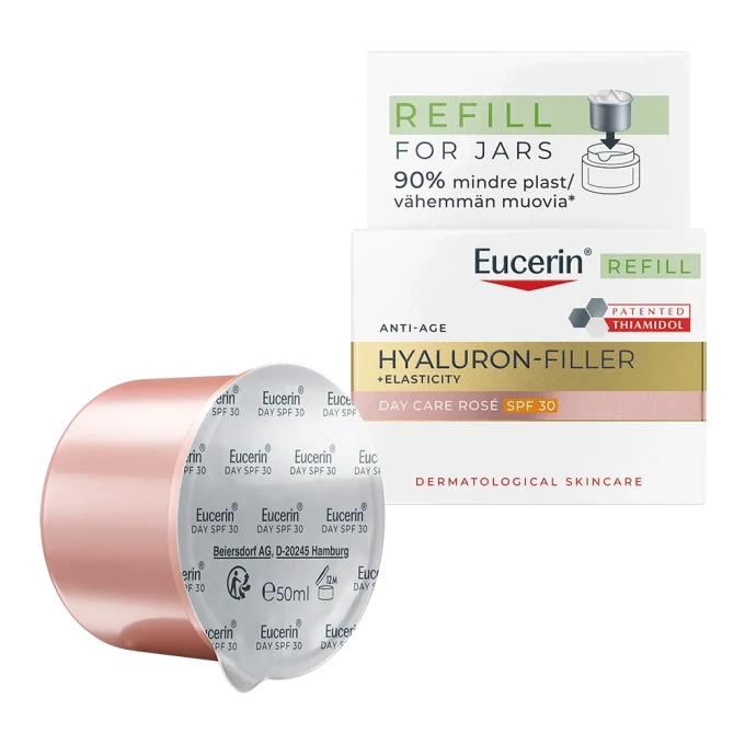 Hyaluron-Filler +Elastictiy Day Care Rosé SPF30 Refill 50 ml Eucerin
