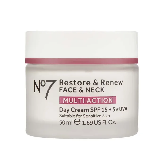 No7 Restore & Renew Multi Action Day Cream SPF 15, 50 ml No7