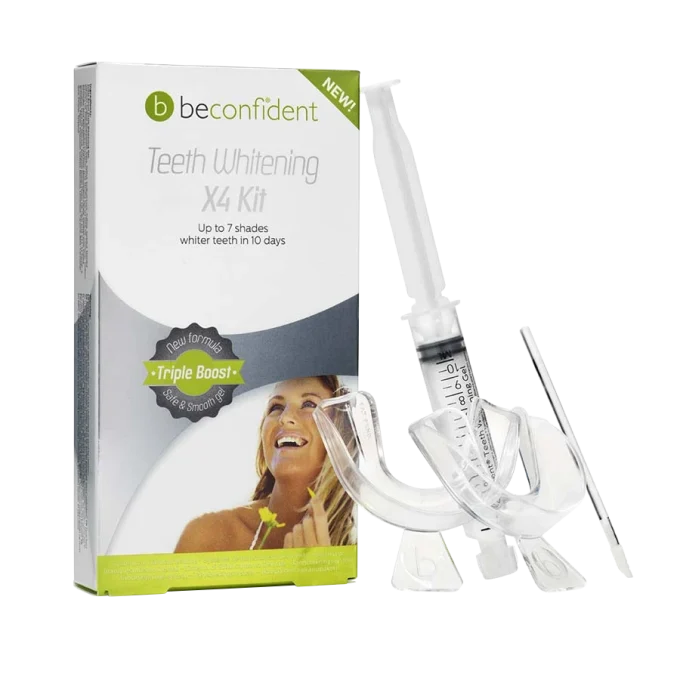 Beconfident Teeth Whitening X4 Kit 10 ml Beconfident