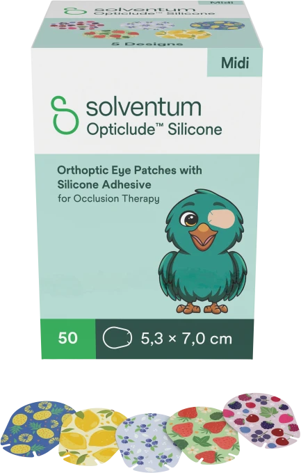 Opticlude Silicone Ögonförband Midi 2738PG 50 st Opticlude
