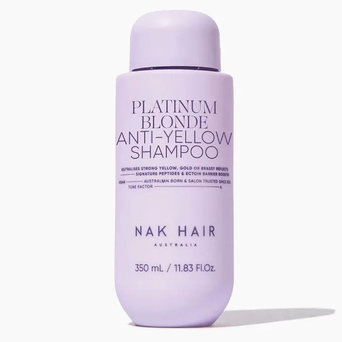 NAK Platinum Blonde Anti-Yellow Shampoo 350 ml NAK