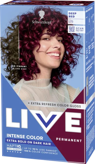 Schwarzkopf LIVE Intense Color L75 Deep Red Schwarzkopf