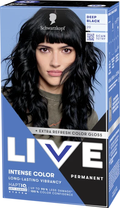 Schwarzkopf LIVE Intense Color 99 Deep Black Schwarzkopf