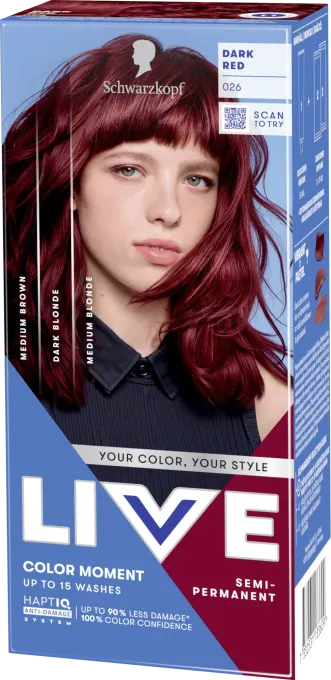 Schwarzkopf LIVE Color Moment 026 Dark Red Schwarzkopf