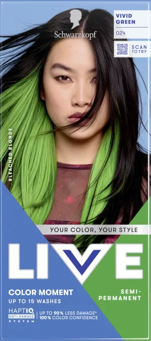 Schwarzkopf LIVE Color Moment 024 Vivid Green Schwarzkopf