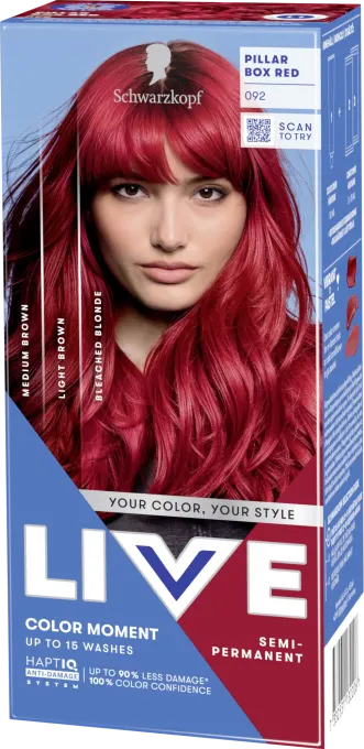 Schwarzkopf LIVE Color Moment 92 Pillar Box Red Schwarzkopf