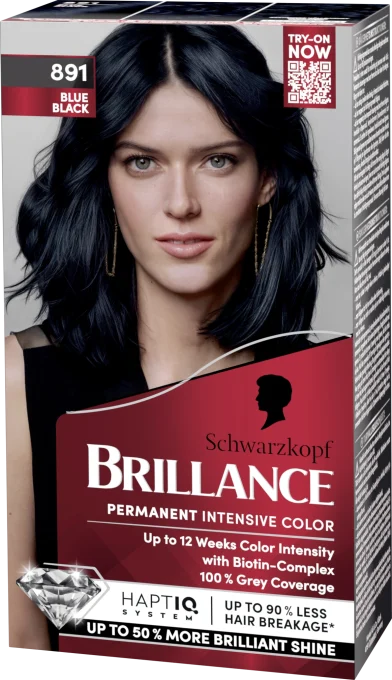 Schwarzkopf Brillance Permanent Intensive Color 891 Blue Black Schwarzkopf