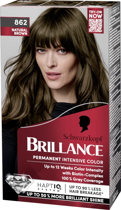 Schwarzkopf Brillance Permanent Intensive Color 862 Natural Brown Schwarzkopf