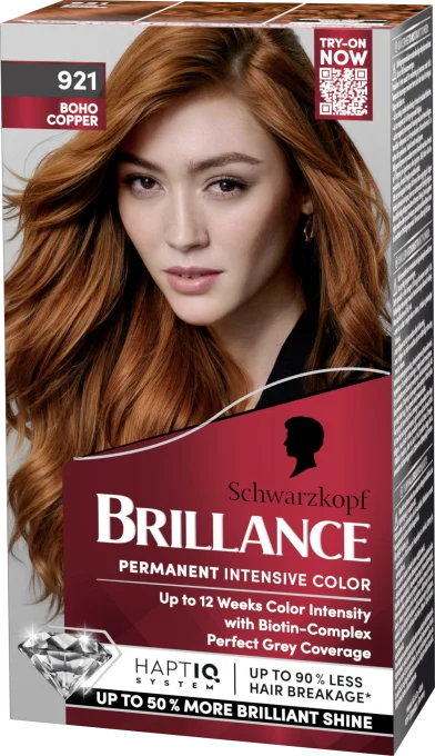 Schwarzkopf Brillance Permanent Intensive Color 921 Boho Copper Schwarzkopf