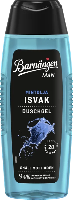 Barnängen MAN Duschgel Mintolja Isvak 250 ml Barnängen