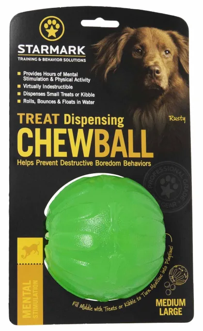 Starmark Funball Grön Medium/Large 9 cm Starmark