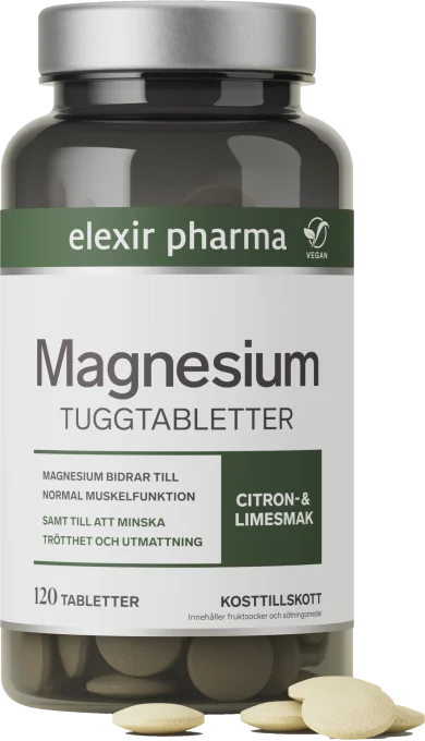 Elexir Pharma Magnesium 120 tuggtabletter Elexir Pharma