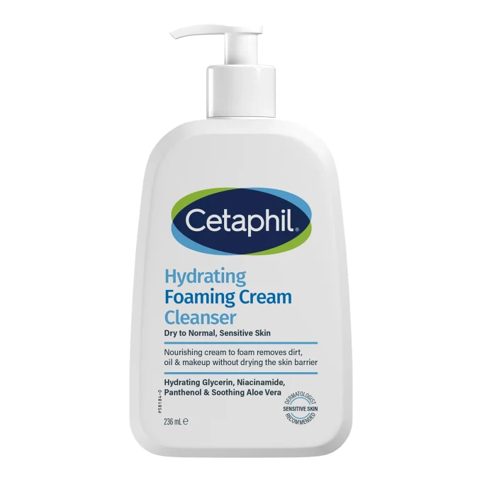 Cetaphil Hydrating Foaming Cream Cleanser 236 ml Cetaphil