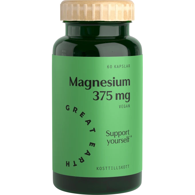 Great Earth Magnesium 375 mg 60 st Great Earth