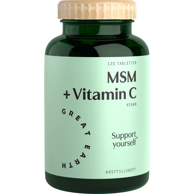 Great Earth MSM+Vitamin C 120 tabletter Great Earth