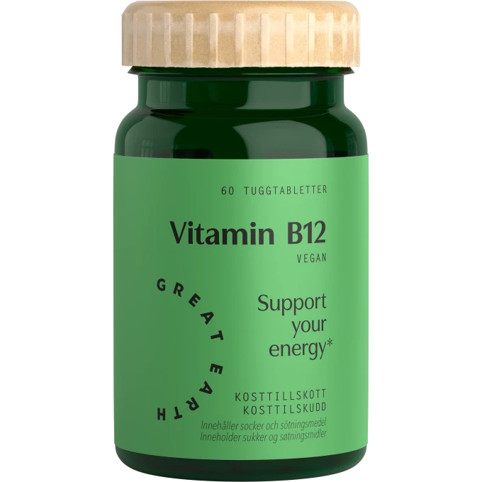 Great Earth Vitamin B12 60 st Great Earth