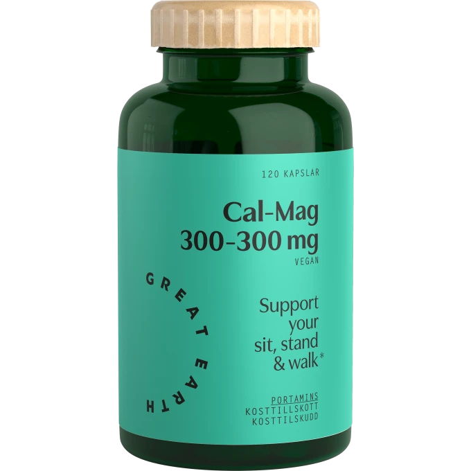 Great Earth Cal-Mag 300-300 mg 120 kapslar Great Earth