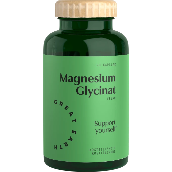 Great Earth Magnesiumglycinat 90 st Great Earth