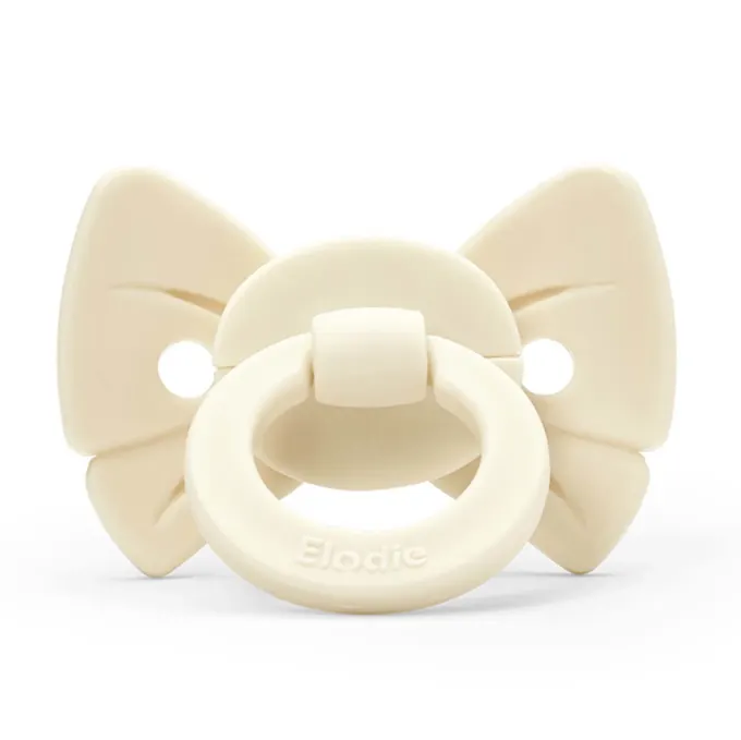 Elodie Binky Bow Napp Oat White 3+ månader Elodie Details