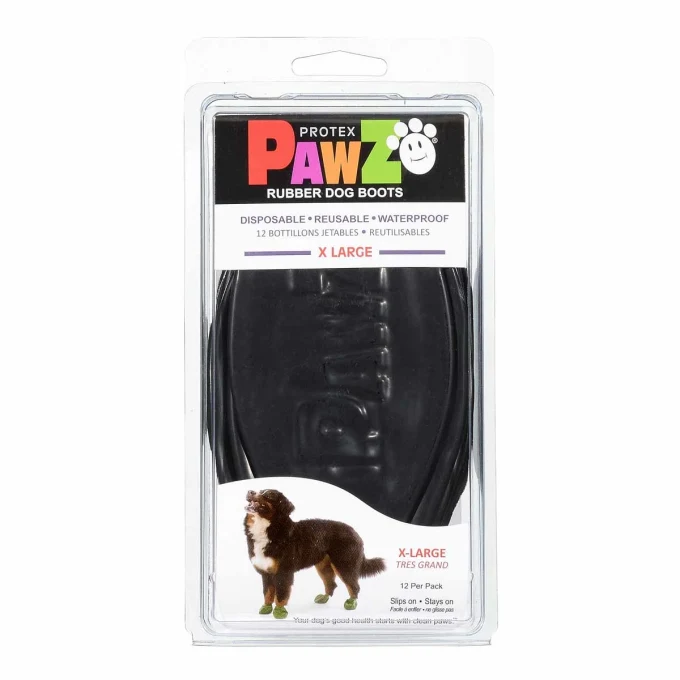 Pawz Dog Boots Black XL Pawz Dog