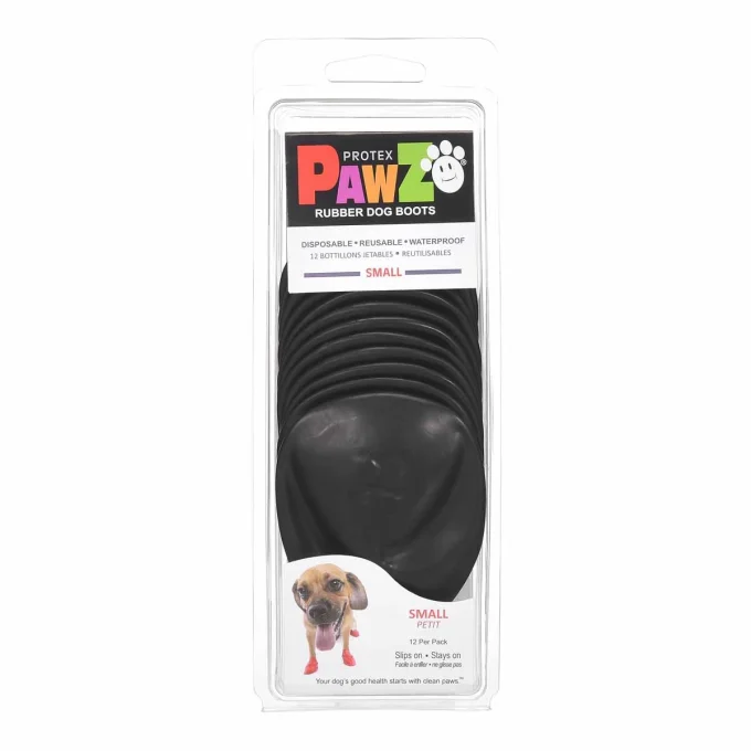 Pawz Dog Boots Black S Pawz Dog