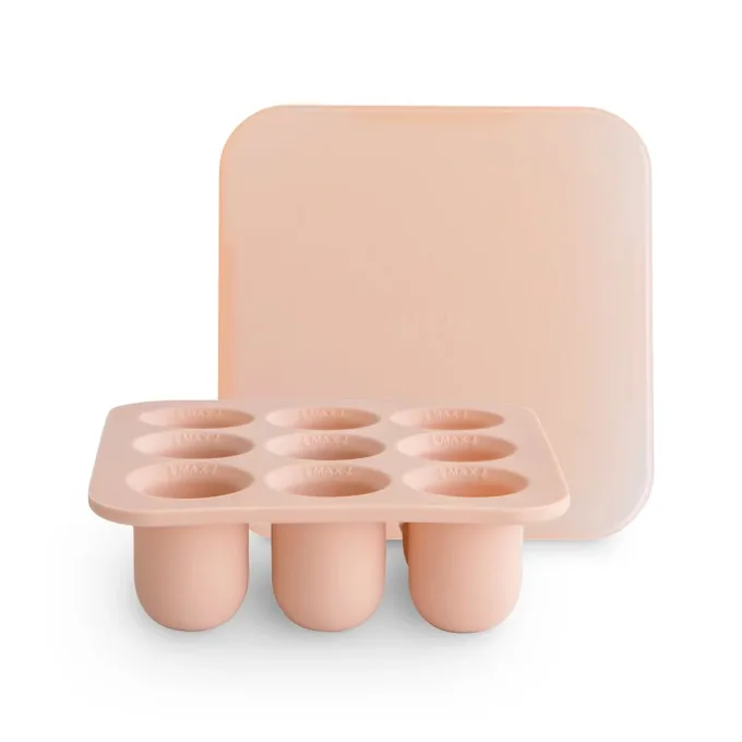 Mushie Fresh Food Feeder Freezer Blush Mushie