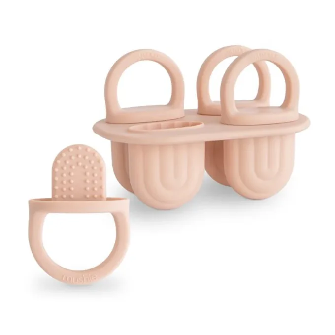 Mushie Toddler Ice Pop Tray Blush Mushie