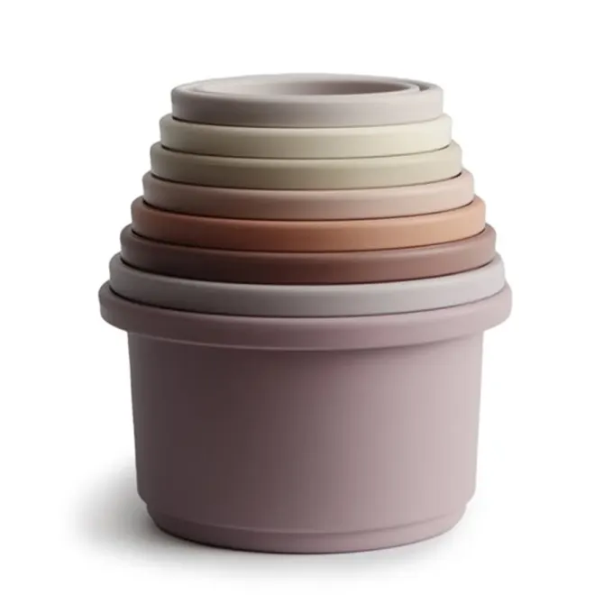 Mushie Stacking Cups Petal Mushie