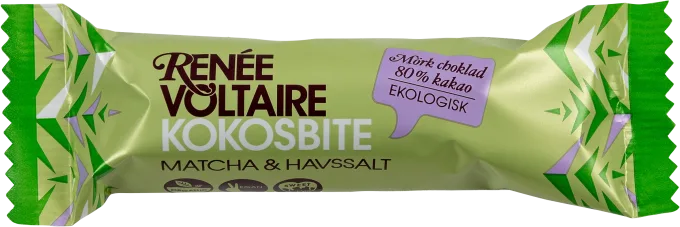 Renée Voltaire Kokosbite Matcha & Havssalt 40g Renée Voltaire