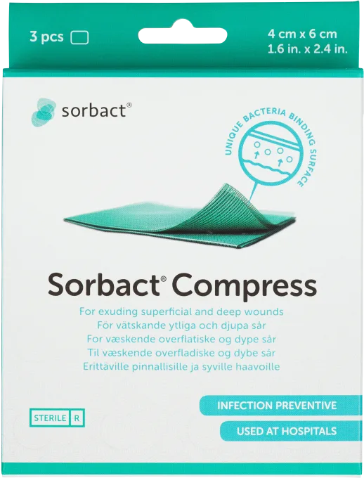 Sorbact Compress Kompress 3 st Sorbact