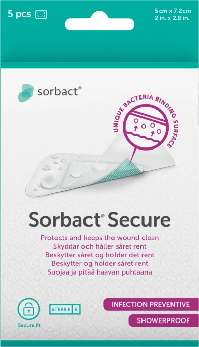 Sorbact Secure Plåster 5 st Sorbact