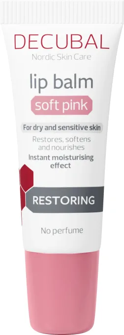 Decubal Restoring Lip Balm Soft Pink 10 ml Decubal