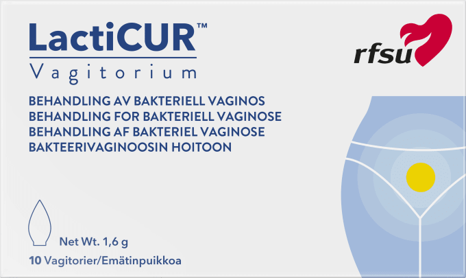 RFSU LactiCUR Vagitorium 10 st Rfsu