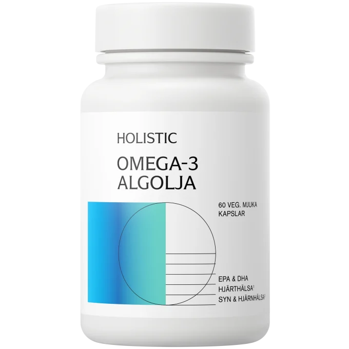 Holistic Omega-3 Vegan Algolja 60 st Holistic
